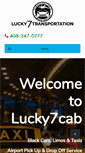 Mobile Screenshot of lucky7cab.com
